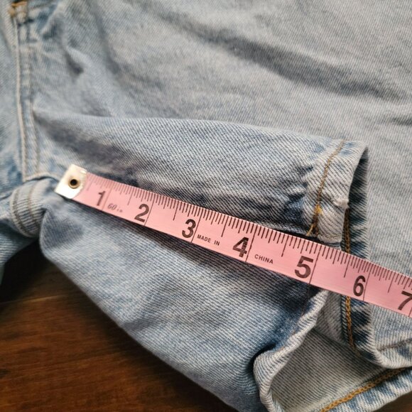 Agolde Dame Denim Shorts Womens 29 Jean Casual Y2K 90s Versatile Relaxed - Picture 6 of 7